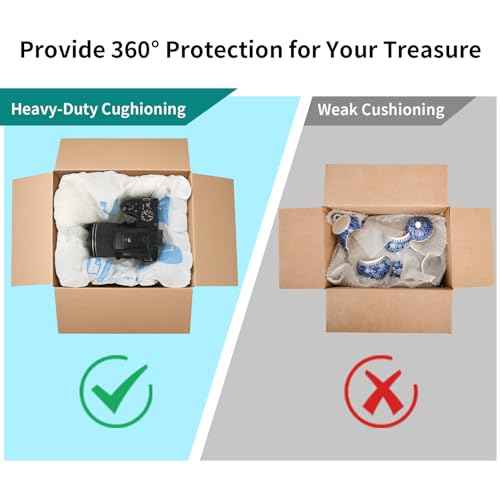 8 Pcs 14¡±x16¡± Expanding Foam Packaging for PC & Irregular-Shaped Items - Shockproof Expandable Packing Foam, Protective Computer Shipping Material for Electronics & Fragile Devices