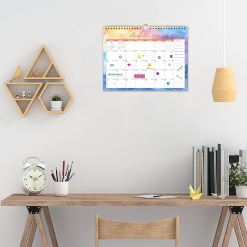 Gannyfer 2026 Wall Calendar, 18 Monthly Desktop/Wall Calendar 2025-2026, July 2025 to Dec 2026, 11" x 8.5" Magnetic Fridge Wall Planner for Your Family, School or Office (3 Stickers Included)