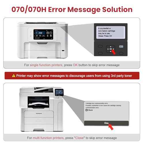 070 Toner Cartridge Compatible for Canon 070 070H Toner MF465dw Cartridge for imageCLASS MF465dw MF462dw LBP246dw LBP247dw Printer High Yield 2,900 Pages 1 Pack