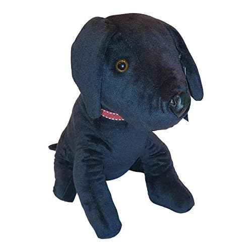 Samuel Lamont/Celtic Weavers, Black Puppy Dog with Collar Weighted Door Stop