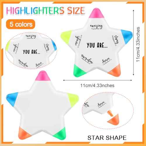 50 Pcs Christian Gifts Bible Highlighters and Pens No Bleed Inspirational Highlighters Brush Tip Bulk Church Sunday School Gift Bible Study Supplies Religious Stationery