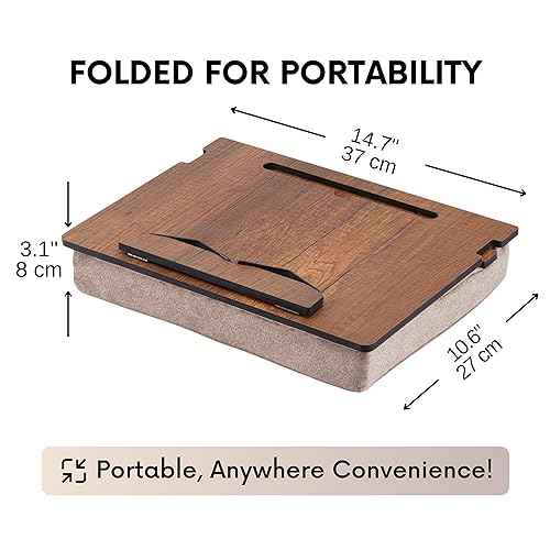 Book Stand for Reading in Bed with Storage ? Book Holders for Reading Hands Free, Bed Book Holder and Book Display Stand, Perfect Book Stands for Reading, Study, Bed or Desk Use