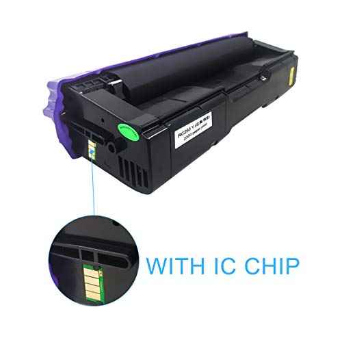 Compatible Toner Cartridge SP C250 C261 Black High Capacity 2300 Pages for RICOH Aficio SP C250DN C250SF C261SFN C261SFNw C261DNw C260 C260DNW C260SFNW Laser Printers