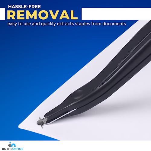 Magnetic Staple Remover Tool Kit – 6 Pack, Black, Office Supplies