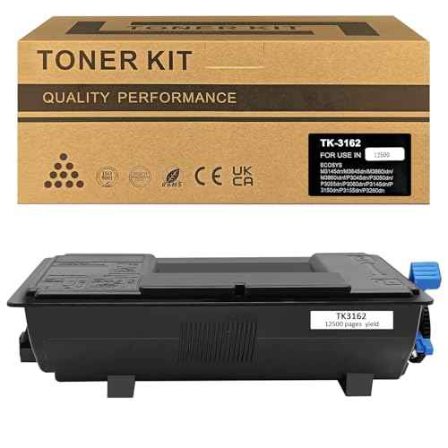 TK3162 TK-3162 TK 3162 1T02T90US0 Toner Cartridge Black Compatible for Kyocera ECOSYS P3145dn P3150dn M3145idn M3645dn M3645idn P3045dn P3050dn P3055dn P3155dn P3060dn P3260dn Printers