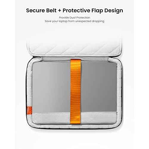 tomtoc 360 Protective Laptop Sleeve for 14-inch MacBook Pro M5(2025)/M4/M3/M2/M1 Pro/Max A3434 A3112 A3401 A3185, 13-inch iPad Pro (M5/M4)/ iPad Air (M3/M2) with Magic Keyboard, Water-Resistant Case