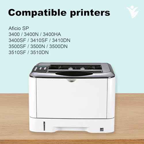 SP3400N Toner Cartridge Replacement for Ricoh 406465 SP3400HA Toner Compatible for Ricoh Aficio SP 3400HA SP 3400N SP 3400SF SP 3410DN SP 3410SF SP 3400DN SP 3500N SP 3500SF SP 3500DN SP 3510SF 3510DN