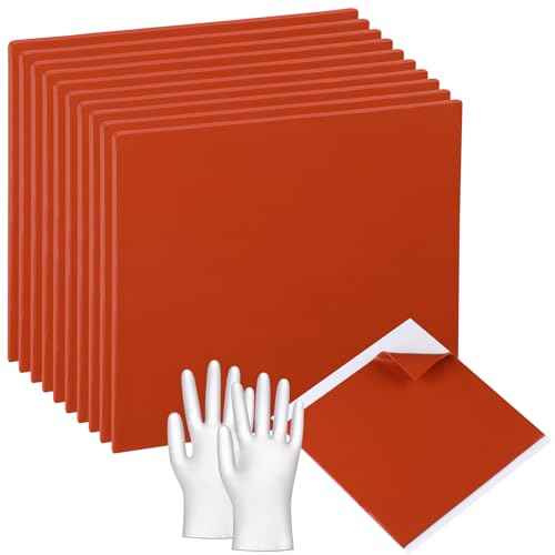 Fire Putty Electrical Pads Fire Barrier Moldable With Disposable Gloves for Sockets Wall Openings Electrical Box Water Supply Boxes (10, 7-1/2 Inch)