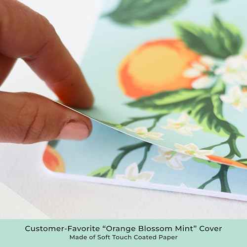 Blue Sky Day Designer 24 Month 2026 Monthly Planner Calendar, January 2026 - December 2027, 8.5" x 11", Flexible Cover, Stapled Binding, Orange Blossom Mint