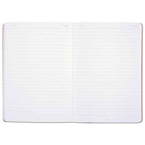 Black n' Red Business Journal, 8-1/4 x 5-3/4", 71 Sheets, Ruled, Optik Paper, Hardcover, Casebound, Black (400065000)