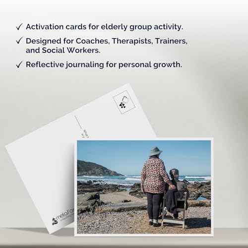 metaFox "Story of My Life ? 52 Deep Reflection & Storytelling Cards for Seniors, Therapy Activities, Group Therapy, Life Stories Interview Kit ? Use as Icebreaker and Activation Cards