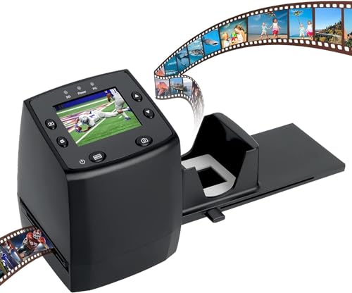 High Resolution 135 Film Negative & Slide Scanner - Convert to Digital JPEG with SD Card