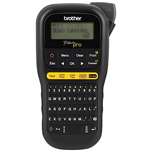 Brother P-touch Pro Label Maker PTH111 4.3W x 8.0D x 2.2H Portable Laminated Label Printer