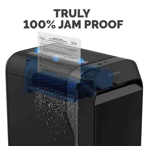 Fellowes Mfg Co. 5015401 Powershred LX220 20 Manual Sheet Capacity Micro-Cut Shredder - Black