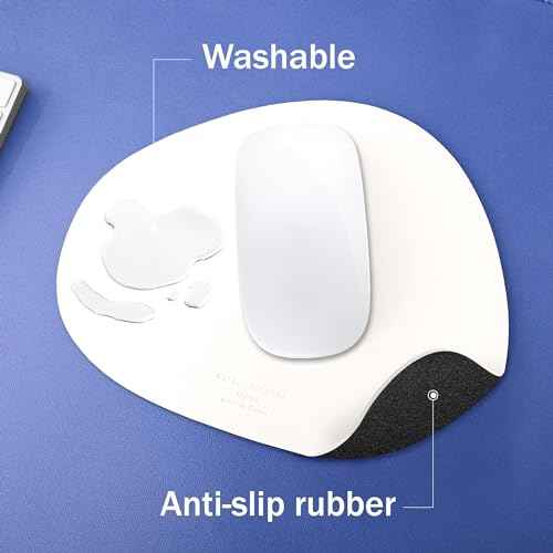 Mouse pad, Non-Slip Washable Waterproof Computer Mouse pad (Vanilla Cream)