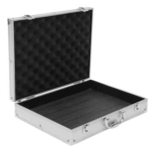 ERINGOGO Aluminum Briefcase - 11 Inch Hard Laptop Briefcases with Lock, Multifunctional Attache Case
