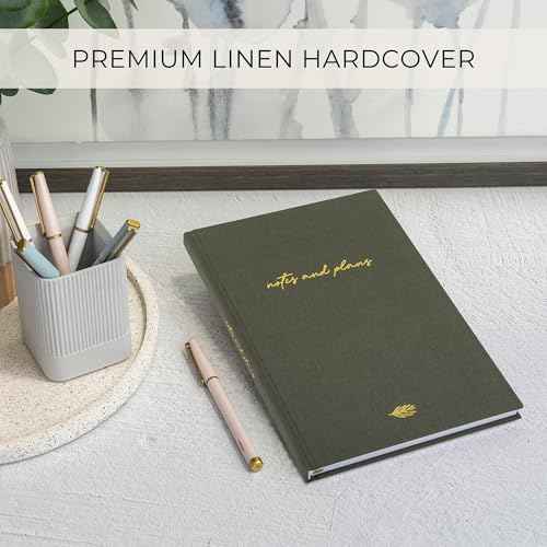 Aesthetic Daily Planner And Notebook With Hourly Schedule - Modern Hardcover To do List Notepad to Easily Organize Your Work Tasks And Appointments - The Perfect Book for School & Office Supplies
