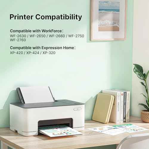 220XL Ink Cartridge for Epson Printer Remanufactured Replacement for Epson 220XL 220 XL T220 XL to Use with WF-2760 WF-2750 WF-2650 WF-2630 XP-420 XP-320 XP-424 WF-2660 (4B2Y2C2M, 10 Pack)