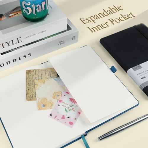 A5 Lined Journal Notebook - 100 GSM Thick Paper, 8 Pack Hardcover Journaling Notebooks for Writing, Work, Travel, School, College Ruled Journals for Women Men, PU Leather Note Books, 5.5¡±x8.3¡±