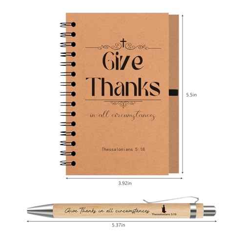 60Pcs Christian Gifts Prayer Journal, 30 Bulk Spiral Notebooks with 30 Bible Pens for Christian Women Men, Easter Gifts Church Supplies for Sermon Notes, Pocket Bible Journal Notebooks