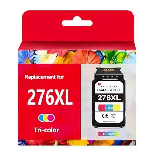 276XL Color Ink Cartridge Replacement for Canon tr4700 Printer Ink Cartridges Compatible for Canon tr4700 tr4720 tr4722 ts3522 ts3500 ts3722 ts3720 ts3520 Ink