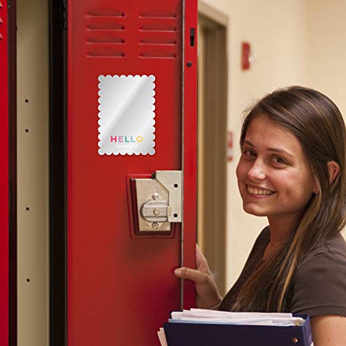 Canopy Street Hello Beautiful Magnetic Locker Mirror - Shatterproof 4.75 x 6.75 Inches, USA Made