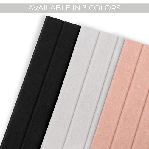 Beige Large Arched Felt Bulletin Board with 6 Customizable Adhesive Tiles & Pins