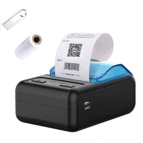 Bluetooth Receipt Printer, 58mm Mini Wireless POS Thermal Printer for Restaurant sales retail,portable pocket bill ticket receipt printer,only compatible with android/Windows£¬NOT FOR TABLET