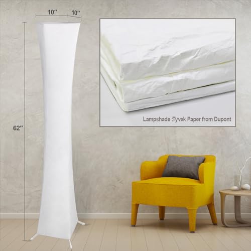 Floor Lamp, RGB Color Changing Led Smart Lamp, Music Sync, APP Remote Control, 62'' Standing Lamp for Living Room Bedroom Game Room