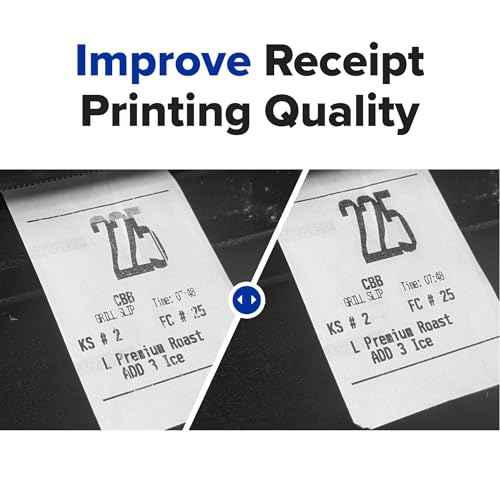 KICTeam - Cleaning Cards for Thermal Printers (25 Cards) - Presaturated with Quick Drying Solution to Clean 3in Receipt Paper Thermal Printers