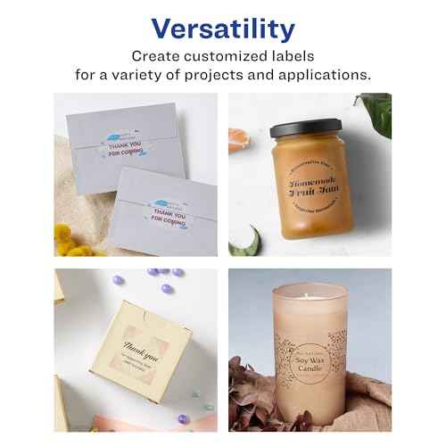 Avery Matte Clear Rectangle Labels, Sure Feed Technology, 2" x 3", 200 Matte Clear Labels, Print-to-The-Edge, Laser/Inkjet Printable