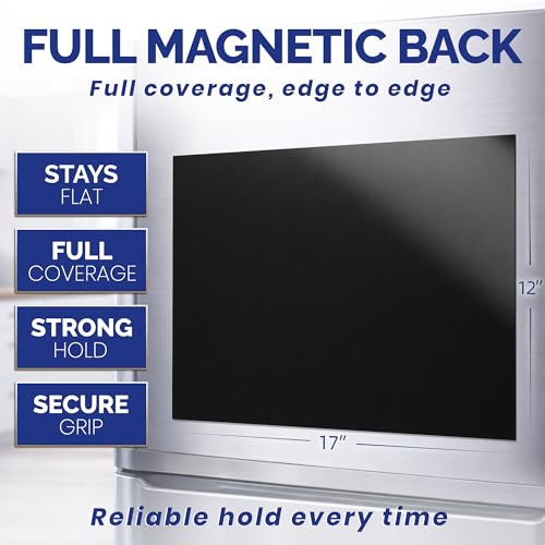 Large Magnetic Refrigerator Calendar with Dry Erase Surface, Sunday Start, 17x12"