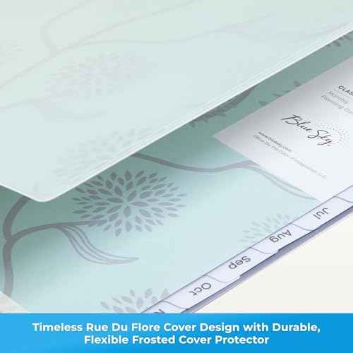 Blue Sky 2026 Monthly Planner Calendar, January 2026 - December 2026, 8" x 10", Flexible Cover, Laminated Tabs, Durable Twin Wire Binding, Rue Du Flore