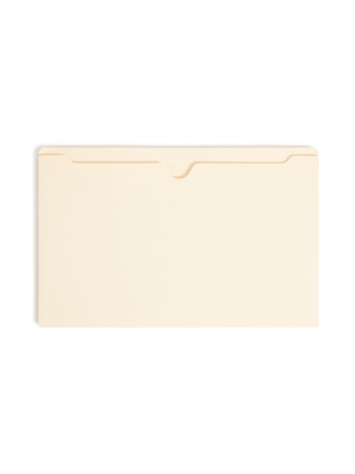 Smead File Jacket, Reinforced Straight-Cut Tab, 2" Expansion, Legal Size, Manila, 50 per Box (76560)
