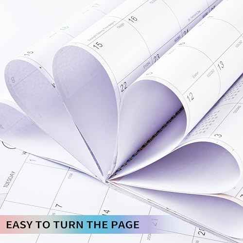 Calendar 2026-2027 - Wall Calendar 2026-2027 from Jan.2026 - Dec.2027, 14.5" x 11.5", 2 Year Calendar with Large Blank Blocks and Julian Dates, 2026 Wall Calendar