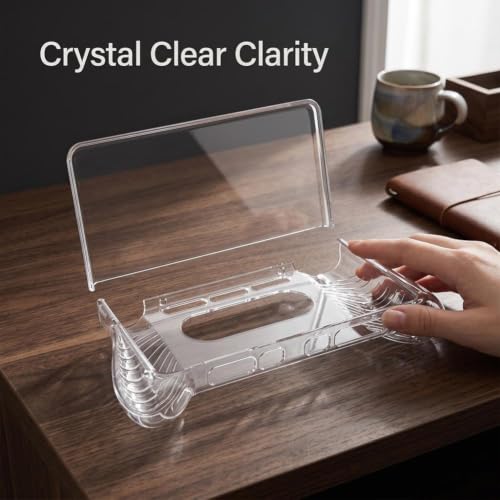 Black Transparent TPU Protective Case for AYN Thor Handheld Console - Shock & Scratch Resistant