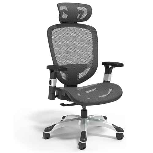 Staples Hyken Ergonomic Swivel Task Chair, Adjustable Office Chair with Breathable Mesh and Lumbar Support, Perfect for Home and Office, Black