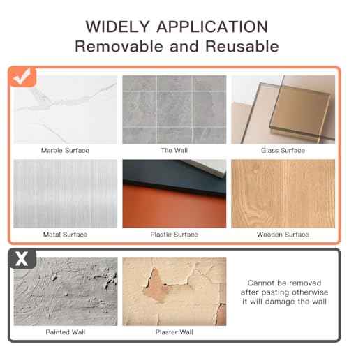 GMEHAR Magnetic Whiteboard Contact Paper, 47¡± x 24¡± Adhesive Dry Erase White Board for Wall,Peel and Stick Magnet Wallpaper for Home, Fridge, Kid¡¯s Playroom, Office, Classroom