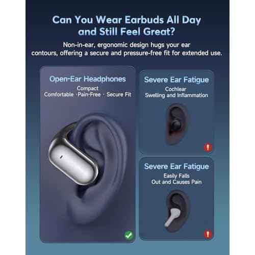 AI Translation Earbuds Real Time,144 Language Translator Earbuds,Bluetooth 5.4 Audifonos Traductores Ingl?s Espa?ol,OWS 4-in-1 Translation Headphones,Translator Headphones Suitable for Travel Learning