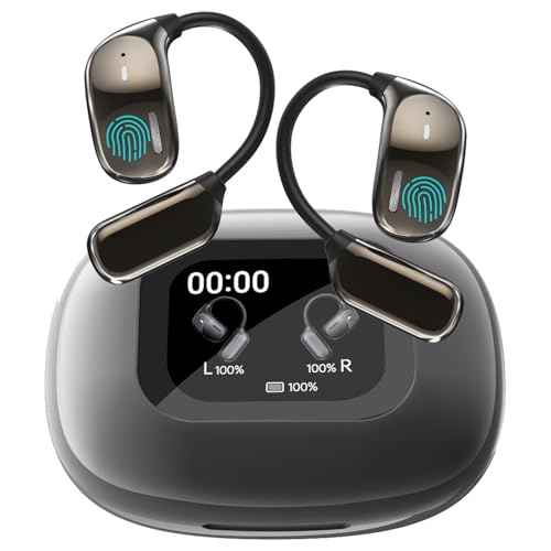 Ai Translation Earbuds Real Time, Language Translator Earbuds Support 150 Languages & Accents, LCD Touch Screen Translation Earbuds One-Year Free Subscription