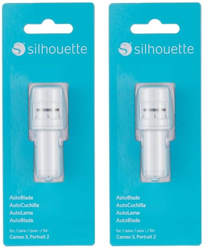 Silhouette Cameo 3 Auto Blade Replacement Set - White Craft Blade for Vinyl & Paper
