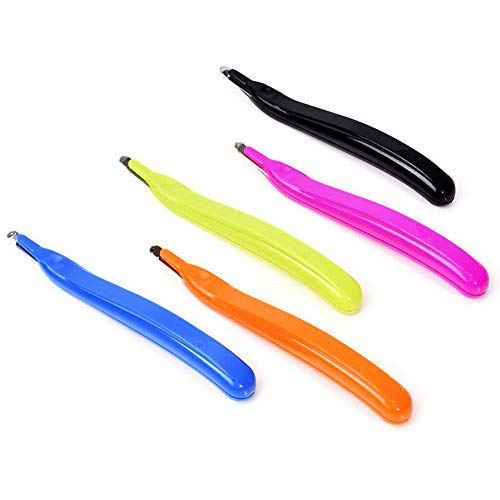 ZZTX 4 PCS Professional Magnetic Staple Remover Puller Staples Remover Staple Removal Tool for School Office Home 4 Colors