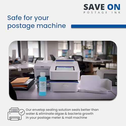 Pitney Bowes 601-9 Compatible E-Z Seal Sealing Solution (6 Pack - 4oz) - Envelope Sealer for DM Series Mailing System - Envelope Seal for Effortless Sealing