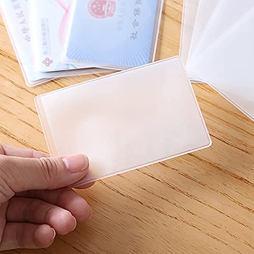 6 Pack Waterproof Medicare Card Holder Sleeves - Clear PVC ID Protectors