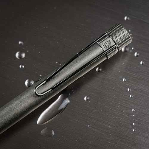 Rite in the Rain Weatherproof Gunmetal Bolt-Action Metal Pen, Black Ink, (No. G16)