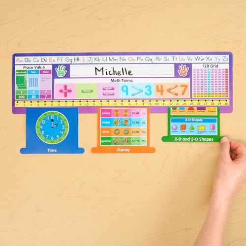 Really Good Stuff Deluxe Math Sliders Desktop Helpers - Set of 24