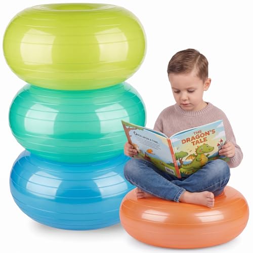 Libima 4Pcs Flexible Balance Ball Chairs for Classroom — Fresh Color