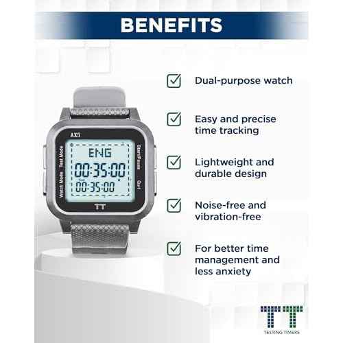 ACT G5 - Authorized Easy-to-Use Digital Pacing Reusable Watch, Includes Test Mode Button with Pre-Program Section for ACT & Blinking Marker to Monitor Elapsed Time (Standard + Extended Time)