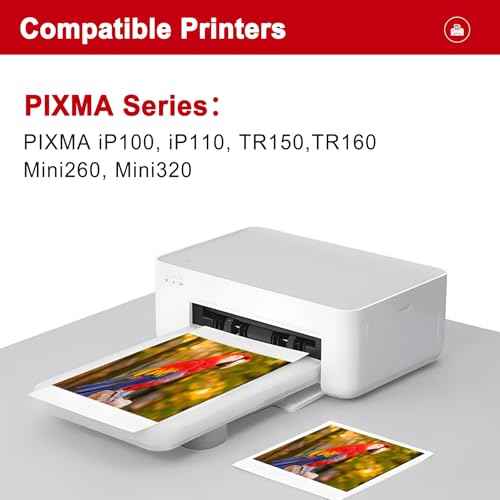 PGI-35/CLI-36 Value Pack Ink Cartridge 3-Pack Compatible Replacement for Canon 35 36 Ink to Work with PIXMA iP100 iP110 TR150 Mini260 Mini320 Printer (2 Black, 1 Color)