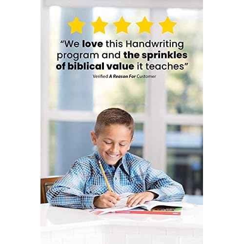 A Reason For Cursive Handwriting Workbook & Teacher Guidebook Level F, Grade 6 - Kids Writing Practice Books for 6th Graders & Beginners - Penmanship Workbooks for Homeschooling & Practicing